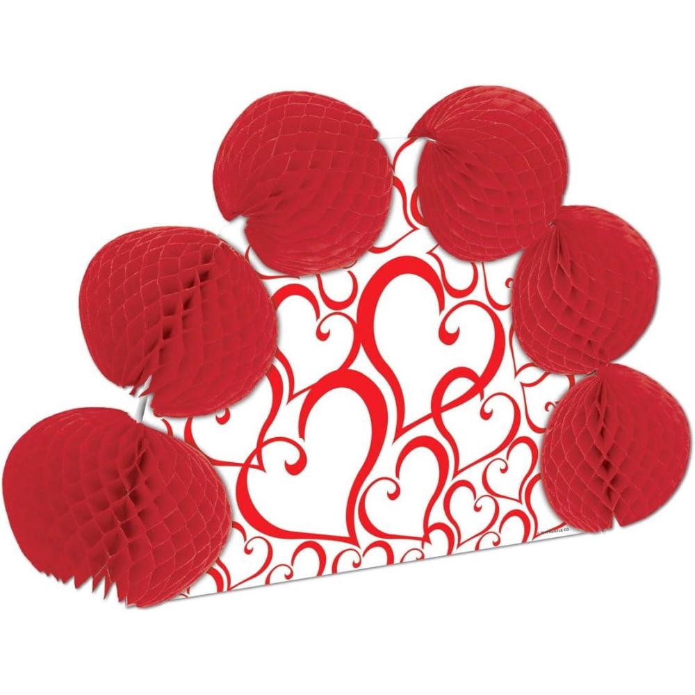 image:imageValentine PopOver Centerpiece different design front amp back Party Accessory  1 count 1Pkg