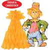 Beistle 3 Piece 11″ Fall Harvest Scarecrow Centerpieces for Thanksgiving Decorations