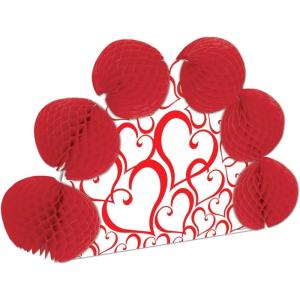 Valentine Pop-Over Centerpiece (different design front & back) Party Accessory  (1 count) (1/Pkg)
