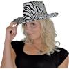 Beistle Animal Print Cowboy Hats – 6 Pack, Safari Party Supplies with Adjustable Chin Strap, Halloween Costume Accessories, Fun Jungle Tiger, Zebra & Leopard Birthday Hats, One Size Fits Most