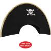 Beistle Felt Pirate Hats – 2 Count, Costume Accessory with Skull and Crossbone Design for Pirate-Themed Celebrations, Adventure Parties, Halloween Costumes, Cosplay and Festivals