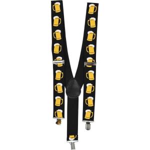Beer Mug Suspenders (Adjustable) Party Accessory (1 Count) (1/Pkg)
