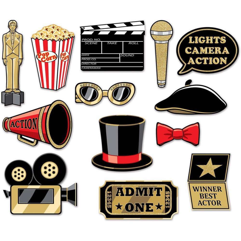 image:imageBeistle Awards Night Glittered Photo Fun Signs