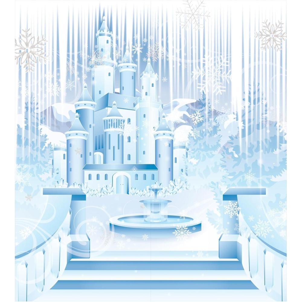 image:imageBeistle 7 x 6 Winter Wonderland Photo Prop Snowy Background for Christmas Parties Prom Dcor Holiday Celebrations