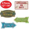 Beach Sign Cutouts Party Accessory