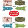 Beach Sign Cutouts Party Accessory