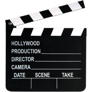 Beistle Movie Set Director’s Clapboard with Chalk