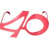 40 Metallic Fanci-Frames (asstd blue, purple, red) Party Accessory  (1 count) (1/Pkg)