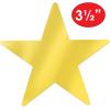 Beistle 48 Piece Metallic Plastic Gold Star Cut Outs For Birthday, Awards Night Theme, Party Decorations, Bulletin Board Classroom Décor