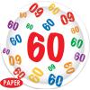 Beistle 60 Plates(“60” Plates)
