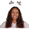 Beistle Happy 19th Birthday Headbands, Set of 2 Fun Head Boppers, Milestone Bday Party Supplies, USA Made