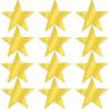 Beistle 48 Piece Metallic Plastic Gold Star Cut Outs For Birthday, Awards Night Theme, Party Decorations, Bulletin Board Classroom Décor