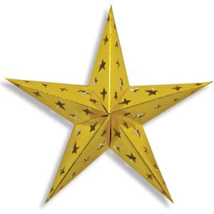 Beistle 24-Inch Gold Dimensional Foil Star(24-inch)