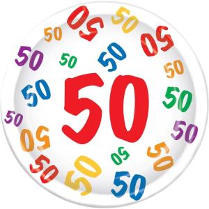 Beistle 60 Plates(“50” Plates)