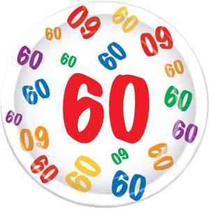 Beistle 60 Plates(“60” Plates)