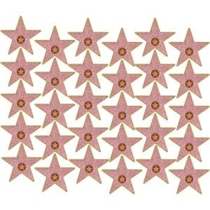 Beistle Mini “Star” Cutouts – 30-Count Double-Sided Cardstock Stars for Awards Night & Hollywood VIP Theme Parties – Customizable – Celebrity Event Decorations, 5″