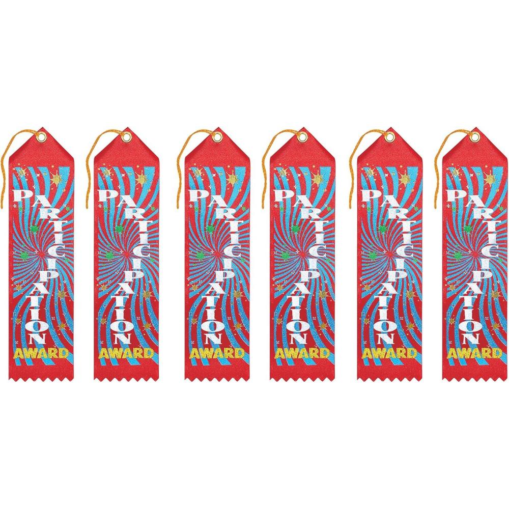 image:imageBeistle Participation Award Ribbons 2 by 8Inch 6Pack