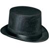 Beistle 60742-BK Black Vel-Felt Top Hat, 12 Per Package