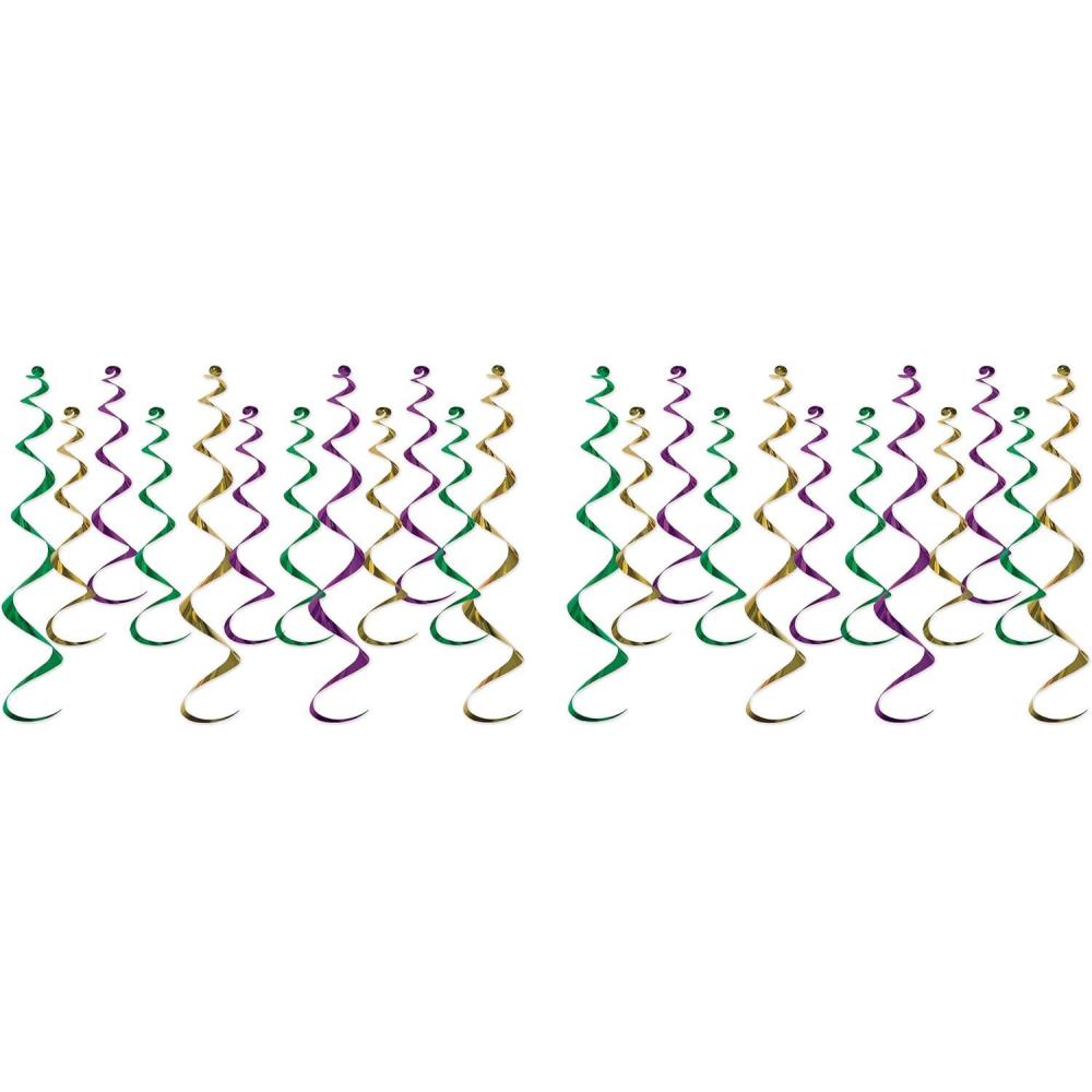 image:imageBeistle Mardi Gras WhirlsMetallic Whirls