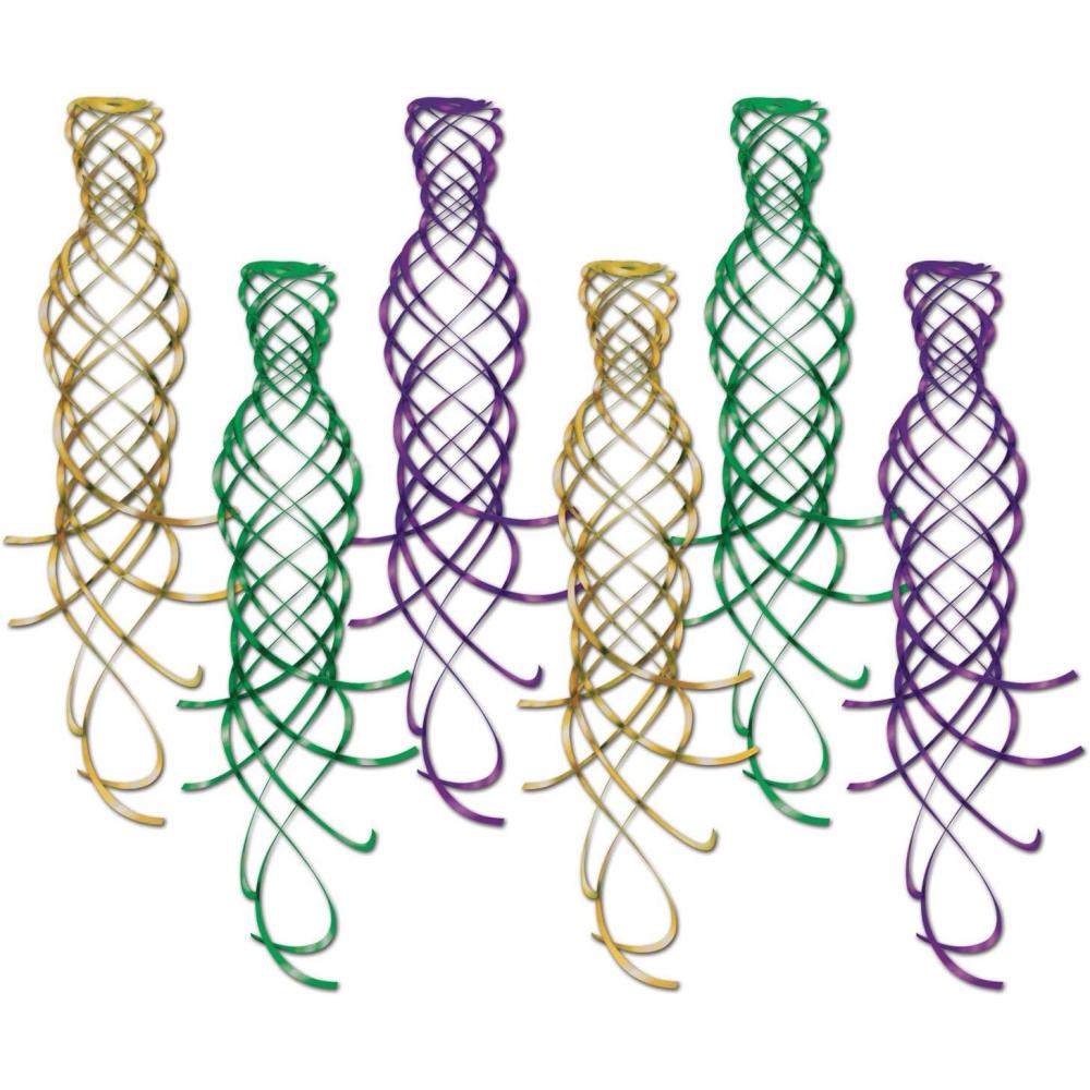 image:imageBeistle Mardi Gras WhirlsShimmering Whirls