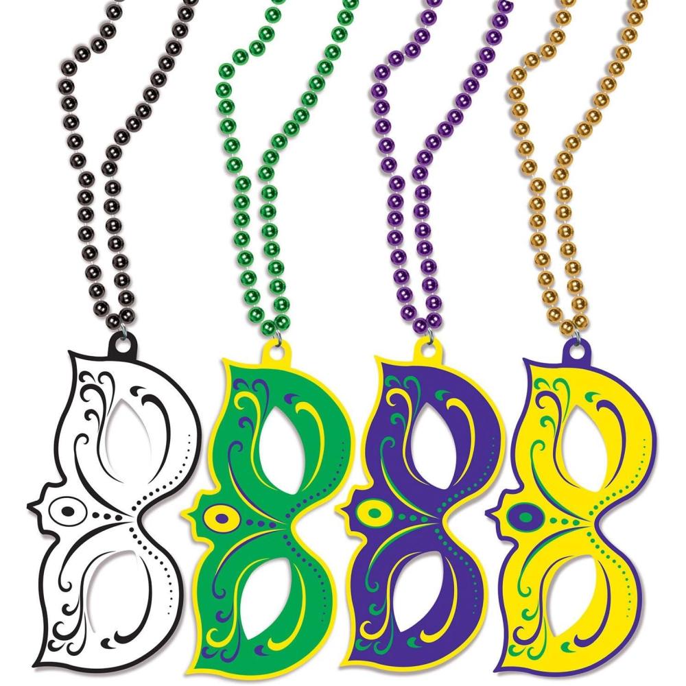 image:imageMardi Gras Masks with Beads