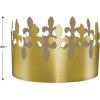 Beistle 66054 72-Pack Gold Foil Fleur De Lis Crowns