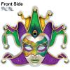 Beistle 8 Piece Foil Cardstock Paper Mardi Gras Decorations Mask Cut Outs Wall Décor for New Orleans Carnival Masquerade Party Supplies