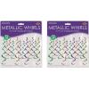 Beistle Mardi Gras Whirls(Metallic Whirls)