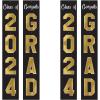 Beistle 4 Piece Jointed Graduation Decorations Cutouts, 6’ – Class of 2024 & Congrats Grad