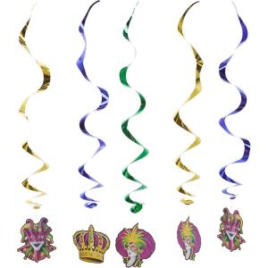 Beistle Mardi Gras Whirls(Mardi Gras Whirls – A)