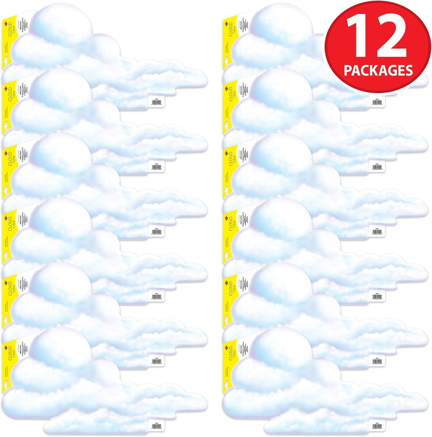 image:imageBeistle Cloud Cutout 29Inch 12Pack White