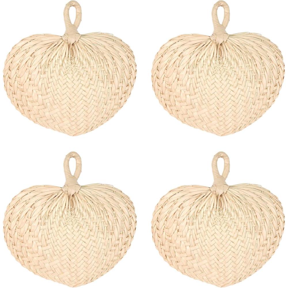 image:imageBeistle 4 Piece Raffia Fans Natural