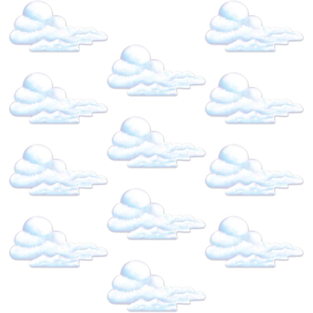 image:imageBeistle Cloud Cutout 29Inch 12Pack White