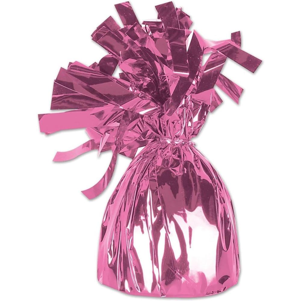 image:imagePink Metallic Wrapped Balloon Weight