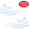 Beistle Cloud Cutout, 29-Inch, 12-Pack White
