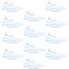 Beistle Cloud Cutout, 29-Inch, 12-Pack White