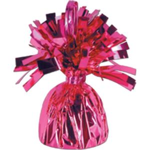 Beistle 50804-C Metallic Cerise Wrapped Balloon Weights, Includes Pack of 12