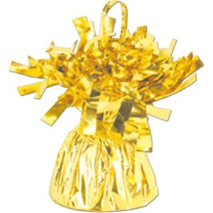 Beistle 50804-Y Metallic Wrapped Balloon Weights, 12 Pack