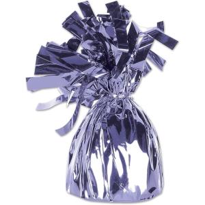 Metallic Wrapped Balloon Weight (lavender) Party Accessory  (1 count)