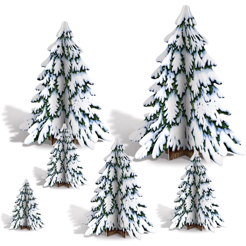 image:imageBeistle 3D Winter Pine Tree Centerpieces