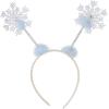 Beistle 2 Piece Winter Snowflake Headband Boppers For Christmas Party Supplies