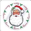 Beistle 4 Piece 13″ Round Plastic Santa’s Workshop Placemats, Winter Theme, Christmas Party Tableware, Made in USA Since 1900
