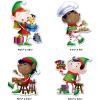Beistle Elves Cutouts, 8-Count Christmas Decorations 4 Festive Elf Designs Double-Sided for Holiday Parties Winter Wonderland Displays and Classroom Décor, 10.5” – 15.25”