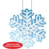 Winter Snowflakes Hanging Ceiling Decoration – 26.75″ – Blue – Pack of 4