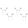 Beistle Unisex/Adult Christmas/Winter(White/Light Blue)