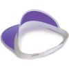 Clear Plastic Dealer’s Visor, Purple/White Pack of 4