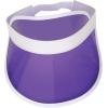 Clear Plastic Dealer’s Visor, Purple/White Pack of 4
