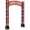 Casino 3D Archway Decoration – 7.5′ – Red and Black