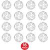 Beistle 16 Piece 9″ Winter Wonderland Snowflake Party Supplies Paper Plates for Christmas Holiday