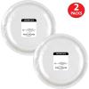 Beistle 16 Piece 9″ Winter Wonderland Snowflake Party Supplies Paper Plates for Christmas Holiday